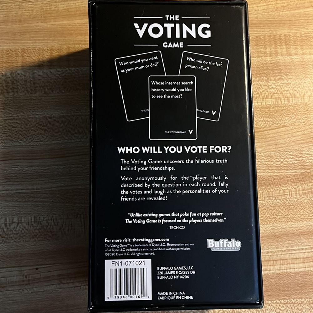 The Voting Game - Picture 2 of 5